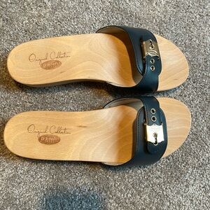 Dr. Scholl’s wooden sandals size 10